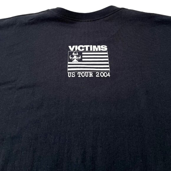Victims Hardcore Band from Sweden XL New T Shirt 2004 US Tour D Beat Crust Punk - Picture 10 of 12